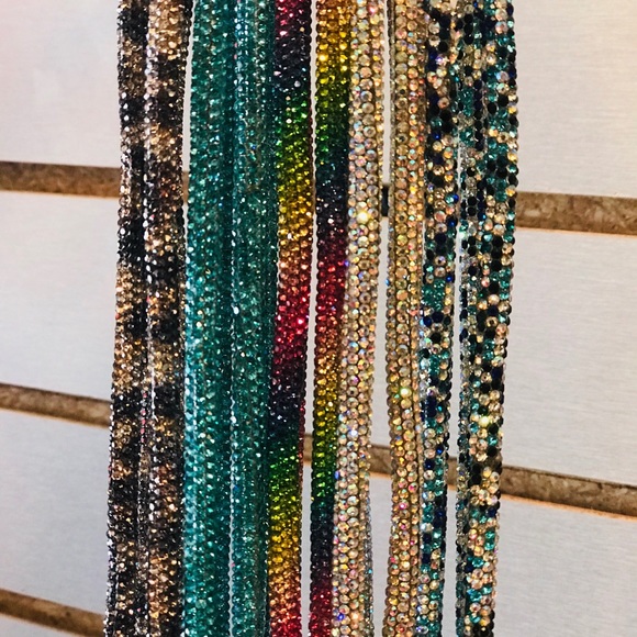 NEW Handmade AB Rhinestone FaceMask Holder Lanyard - Picture 10 of 16